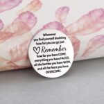 MIXJOY Little Pocket Hug Keepsake Long Distance Gifts for Friends BFF Bestie, Encouragement Cancer Survivor Recovery Gifts, Thinking of You Token, Double Sided - Image 3