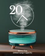 Essential Oil Diffuser for Home, Diffusers for Essential Oils Large Room, 500ml Aromatherapy Diffuser, 7 Colors Changed - Image 3