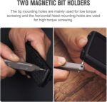 OKNIFE Otacle D1 Titanium Small EDC Multi Bit Pocket Screwdriver, 9 in 1 Mini Precision Screwdriver Set, S2 Steel Magnetic Bits for Work or Daily Use - Image 4