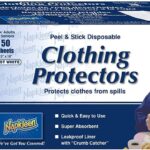Napkleens Disposable Adult Bib | Pack Of 50 Individual Disposable Bibs