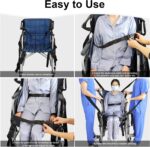 YHK Lift Stair Slide Board Transfer, Evacuation Elevator Slide，Nylon Lift Sling Transfer Board for Body Lift, Turning（with Shoulder Strap） - Image 4