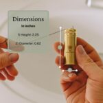 Vegan Bamboo Charcoal Dental Floss with Gold Stainless Steel Container, Made with Natural Candelilla Wax, with 30M x2 Floss Refill, Peppermint, Zero Waste Eco Friendly Products - Image 4