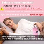 Portable Cordless Heating Pad, Electric Waist Belt Device, Fast Heating Pad with 3 Heat Levels and 3 Massage Modes, Back or Belly Heating Pad, Gifts for Her, Women and Girl - Image 2