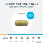 XYMOGEN Immune Essentials - Vitamin C 1000mg Immune Support Supplement - Immune Defense with Olive Leaf Extract - Gluten Free, Vegan and Non GMO (45 Capsules) - Image 2
