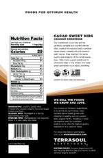 Terrasoul Superfoods Organic Sweet Cacao Nibs, 2 Lbs (2 Pack) - Coconut Sugar Sweetened | Antioxidants | Magnesium - Image 2