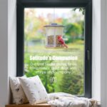 2 Pack Solar Bird Feeders for Outdoors Hanging - Attract Wild Birds & Cardinals, Elegant Minimalist Design, Garden Décor, Unique Gift - Image 4