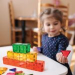 FNJO Magnetic Tiles, 110PCS Magnet Building Set, Magnetic Building Blocks,Construction STEM Learning and Playing Toys for Kids, Montessori Toy for Preschool Boys Girls Toddlers Classroom Must-Haves - Image 7