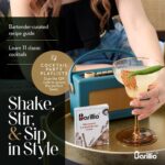 Barillio Bartender Kit - Stainless-Steel Cocktail Shaker Set with Bamboo Stand - Mixology Bar Tools w/Shaker, Drink Mixer Spoon & Muddler for Cocktails - Home Bar Accessories - 10-Pc Bar Set - Silver - Image 6