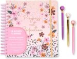 2025-2026 Monthly Large Planner- Daily, Weekly & Monthly Organizer with 3 Pens & Stickers - Progress Not Perfection, January 2025 to June 2026, Stylish & Durable