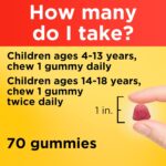 Nature Made Kids First Multivitamin with Omega-3, Kids Vitamins and Minerals for Nutritional Support, 70 Kids Multivitamin Gummies - Image 4