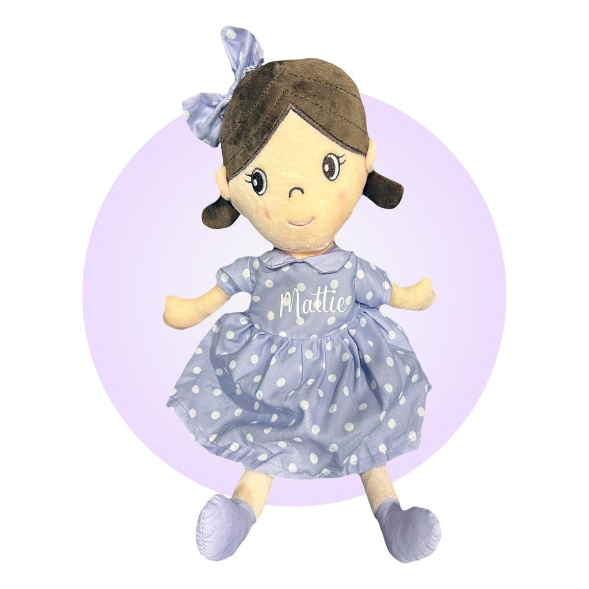 Heart Surgery Gift for Kids - Personalized Surgery Baby Doll - Heart Anniversary Gifts - Great Heart Surgery Gift - Confidence Building Tool - Baby Heart Warrior Gifts by Kikilishop (Lavender Dress) - Image 7