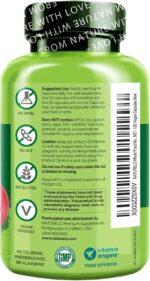 NATURELO Whole Food Multivitamin for Women 50+ (Iron Free) with Vitamins, Minerals, & Organic Extracts - Supplement for Post Menopausal Women Over 50 - No GMO - 120 Vegan Capsules - Image 3