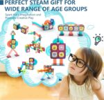 LTKFFFdp Magnetic Building Blocks STEM Educational Toys for Kids Ages 4-12, Ball Track and 3D Stacking Construction Set - Image 2