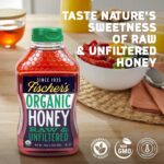 Fischer's 100% Organic Honey, USDA Certified, 24 oz Squeeze Bottle – Pure, Unfiltered, Raw Honey – All-Natural Sweetener – Rich Flavor Profile, Natural Honey Packed with Nutrients - Image 3