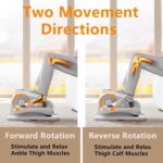 Under Desk Elliptical Exercise Machine, Electric Ellipse Leg Exerciser As Seen On TV, 12 Speed Foot Leg Exerciser While Sitting for Seniors, Portable Mini Seated Pedal Exerciser for Home Office - Image 4