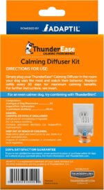 ThunderEase Dog Calming Pheromone Diffuser Kit | Powered by ADAPTIL | Vet Recommended to Relieve Separation Anxiety, Stress Barking & Chewing, and Fear of Fireworks & Thunderstorms (30 Day Supply) - Image 2