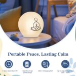 Syrinx Breathing Light Therapy Lamp - for Stress Relief & Relaxation LED Meditation Light with Breathing Guide for Focus & Deep Breathing Exercises - Image 5