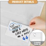 3" x 5" Index Card Holder Sleeve - 36 Card Slots Organizer for Office, Classroom, and Home - Pocket Chart Perfect for Studying, Workflow Tracking, Presentations, and Organization - Image 4
