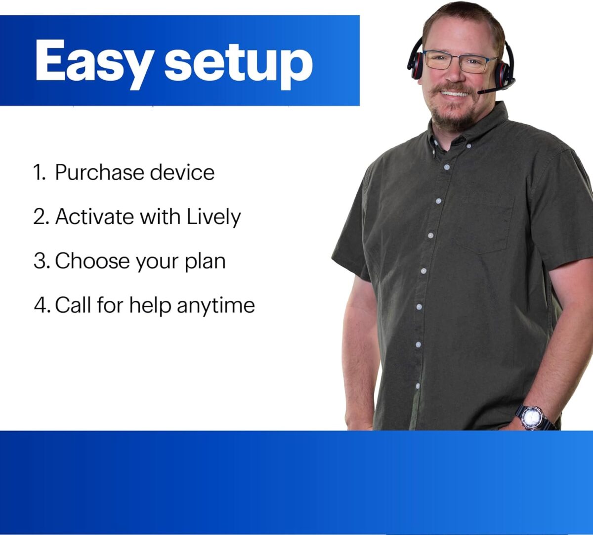 Lively Mobile2 - Medical Alert Device - 24/7 Emergency Help - Waterproof - with Optional Fall Detection - Lanyard Included - for Greater Independence - Image 3