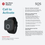 SOS Micro - 24/7 Medical Alert with Optional Fall Detection for Seniors - Call to Activate - Location Tracking - Medical Alert System with Elderly Tracking - Panic Button for Seniors - Image 3