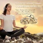 Tibetan Tingsha Cymbals - Om Mane Padme Hum - Meditation Bells for Spiritual Healing & Mindfulness - Perfect Spiritual Gift for Women (Black) - Image 5