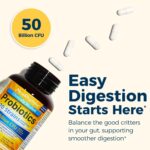 NewRhythm Probiotics 50 Billion CFU 20 Strains, 60 Veggie Capsules, Targeted Release Technology, Stomach Acid Resistant, No Need for Refrigeration, Non-GMO, Gluten Free - Image 2