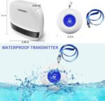 Caregiver Pager Wireless SOS Call Button Nurse Alarm System Home/Elderly/Patient/Disabled/School Call Bell 5 Transmitter 5 Plug-in Receiver (600+ft Operating Range)… - Image 6
