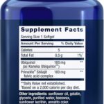 Life Extension Super Ubiquinol CoQ10 with Enhanced Mitochondrial Support, ubiquinol CoQ10, shilajit, potent heart health & cellular energy production support, ultra-absorbable, gluten-free, 60 softgel