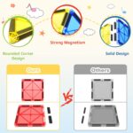60 PCS Magnetic Building Tiles - Kids STEM Magnetic Blocks Sensory Toys Games for Boys & Girls Aged 3+, Brain Development Preschool Kindergarten Toddler Toys - Image 5