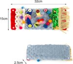 Fidget Blanket for Adult with Dementia,Dementia Products for Elderly,Alzheimers Dementia Activities for Seniors,Fidget Wrist Cuff Sensory Bracelet Toy for Seniors,Dementia Gifts (Blue) - Image 2