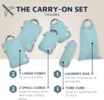Compression Packing Cubes for Travel - Luggage and Backpack Organizer Packaging Cubes for Clothes by TRIPPED Travel Gear - Image 3