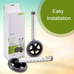 McKesson Universal Walker Wheels, Adjustable, 5 in Caster Wheels, 1 Pair - Image 7