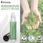 Peppermint Essential Oil Roll On, Pre-Diluted 10ml (Pack of 2). Premium Quality, Therapeutic Grade Topical Ready Aromatherapy Oil - Image 3