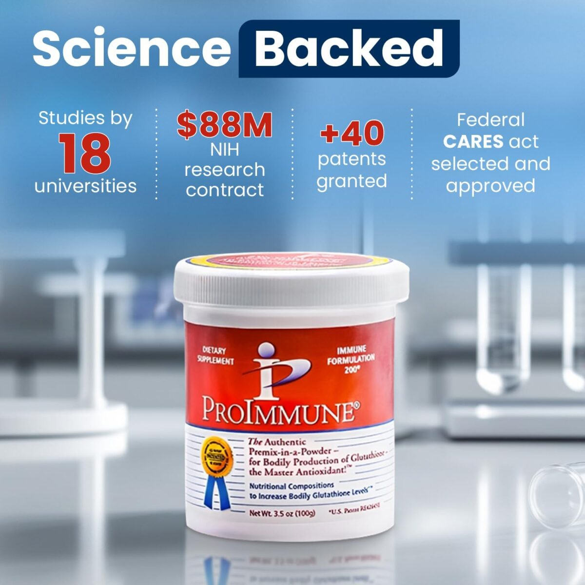 Immune Formulation 200 2 Month Supply of Glutathione, Authentic Pre-Mix in-a-Powder for Bodily Production of Glutathione. Nutritional Compositions to Increase Bodily Glutathione Levels - Image 9
