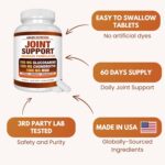 Arazo Nutrition Glucosamine Chondroitin Turmeric Msm Boswellia - Joint Support Supplement for Relief 180 Tablets for Bones, Back, Knees, Hands (180 Tablets) - Image 6