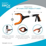 BIRDROCK Home Grabber Reacher Tool with Long Handle - 19 Inch Tool for Picking Up Dropped Objects - Lightweight Aluminum Design for Reaching & Grabbing Things - Handicap Aid with Rubber Grip - Image 3