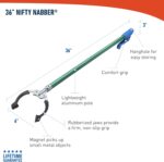 Unger Professional 36” Nifty Nabber – Reacher Grabber Tool & Trash Picker, Built-In Magnet & Ergonomic Grip, Grabber Reacher, Grabber Tool, Reacher’s & Grabbers for Seniors, Claw Grabber Pickup Tool - Image 9