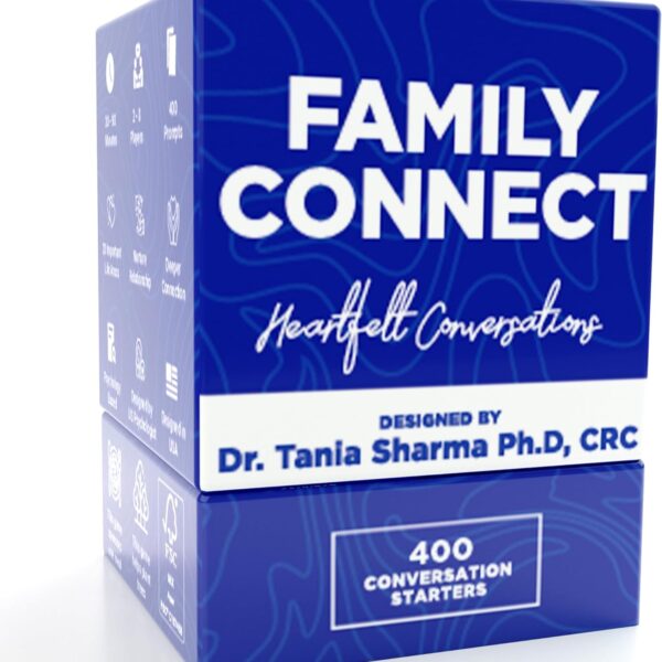 Life Sutra Conversation Cards Games for Families, Fun Games for Adults, Therapy Games for Teens/Kids, Relationship Card Game, Communication Cards for Family - 400 Questions, Age 10+, 2-6 Players