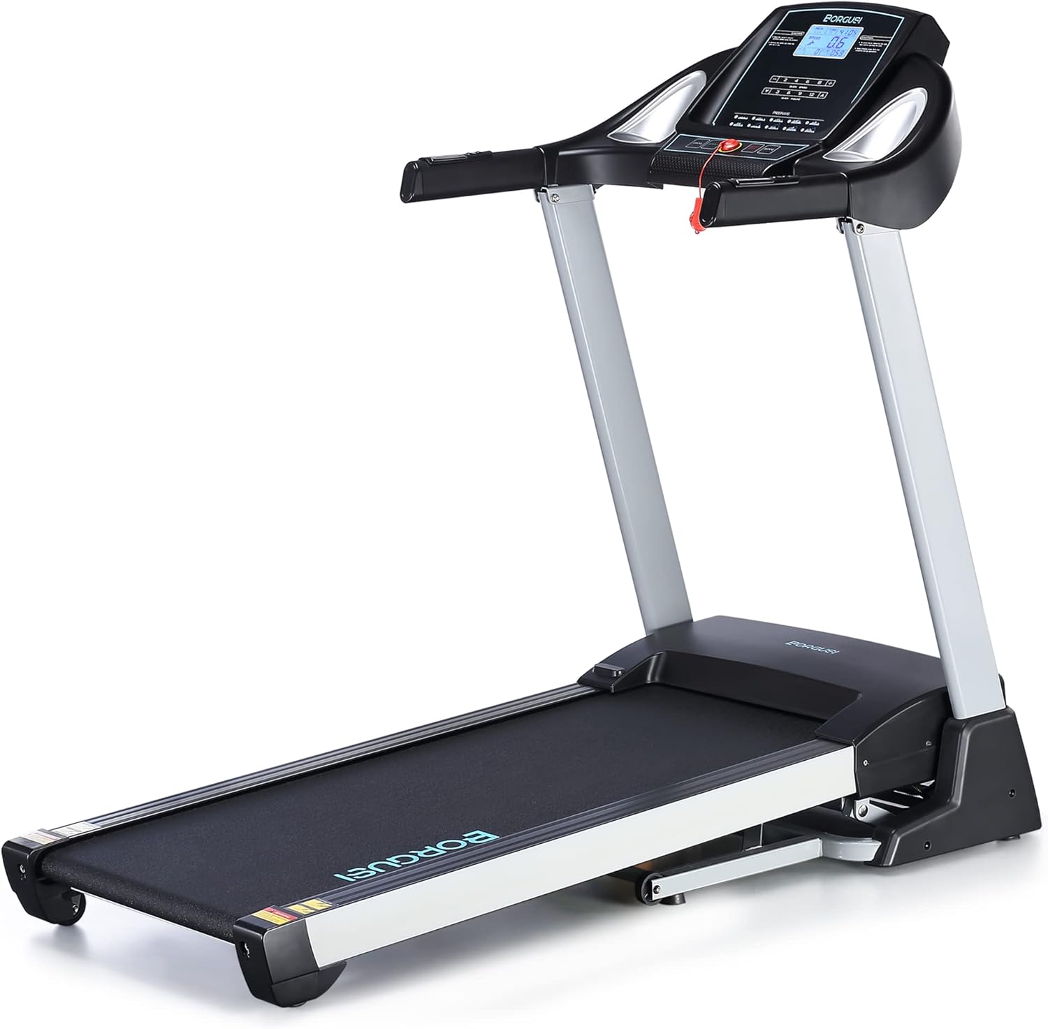 71xXHvaAJ7L._AC_SL1500_.jpg 15% Auto Incline Treadmill with Bluetooth Speaker, 20" Wide 3.5HP Folding Electric Treadmill with LCD Display Easy Assembly Running Walking Exercise Machine for Home Use, 350 LBS Capacity - Image 1