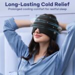 Migraine Relief Cap, Headache Relieve Cap Mask Products, Cooling Odorless Gel Ice Head Wrap for Tension, Stress,Hangover & Puffy Eyes - Image 3