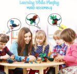 FREE TO FLY Dinosaur Toys for Kids 3-5: Take Apart STEM Learning Toys, Building Construction Sets with Electric Drill, Birthday Gifts for Boys Girls Age 4 5 6 7 8 Year Old - Image 5