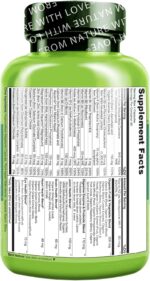 NATURELO Whole Food Multivitamin for Women 50+ (Iron Free) with Vitamins, Minerals, & Organic Extracts - Supplement for Post Menopausal Women Over 50 - No GMO - 120 Vegan Capsules - Image 2