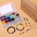 Raicegs Chakra Beads for Jewelry Making Real Natural Stone Beads for Bracelets Making Kits Healing Crystals DIY Gemstone for Necklace Earring Making - Image 7