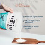 Live Conscious Vegan Pea Protein Powder - Vanilla Dream Flavor | Plant-Based Vegan Protein Blend - Pea, Brown Rice, Pumpkin, Sacha Inchi | 20 Servings 18 oz - Image 2