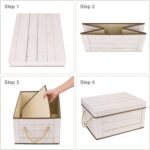 Livememory Memory Box for Keepsake, Decorative Storage Boxes with Lids and Handles for Storage, Decorative - L15.7 x W11.8 x H7.9 In (Not Made of Wood, 2 Pack) - Image 7
