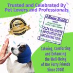 Happy Hoodie The Original Dog & Cat Calming Band, Anxiety Relief/Noise Protection-Grooming-Thunder-Fireworks (Large, Pink) - Image 2