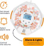 Adamson TimelyMed Smart Pill Dispenser Machine with Alarm + WiFi App Monitoring + 28 Day Medicine Dispenser + Automatic Pill Dispenser for Elderly with Alarm & Alzheimers Care + Lock Key + New - Image 3