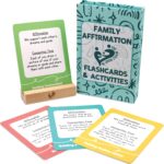 Family Affirmation Cards & Activities – 52 Gift Cards with Daily Affirmations, Fun and Conversation Prompts to Foster Emotional Well-Being, Mindfulness & Family Bonding – Inspirational Gifts for Women