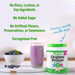 Orgain Organic Vegan Protein Powder, Vanilla Bean - 21g Plant Based Protein, 4g Prebiotic Fiber, No Lactose Ingredients, No Added Sugar, Non-GMO, For Shakes & Smoothies, 1.02 lb (Packaging May Vary) - Image 5