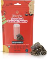 Superfood Smoothie Booster - 12 Servings - Healthy Vegan Gluten Free Smoothie Mix - Fiber Supplement Plant Protein Smoothie - Fruit, Coconut, Ginger, Turmeric, Flax and Chia Seeds Smoothie